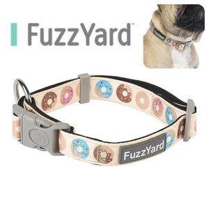 FUZZYARD DOG Collar Large Donuts Safety Lock 19.7"-25.6" Neoprene Adjustable